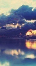 Landschaft,Städte,Sunset,Sky,Sea,Clouds für Meizu MX5