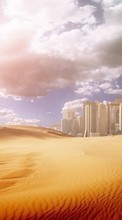 Städte,Landschaft,Wüste für Sony Ericsson Xperia X8