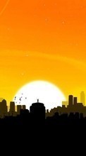 Landschaft,Städte,Sunset,Sun für Samsung C3510