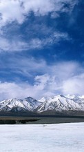 Lade kostenlos Hintergrundbilder Landschaft,Winterreifen,Sky,Mountains,Clouds für Handy oder Tablet herunter.