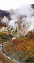 Lade kostenlos Hintergrundbilder Landschaft,Flüsse,Mountains,Herbst für Handy oder Tablet herunter.