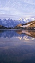 Lade kostenlos Hintergrundbilder Landschaft,Natur,Mountains,Schnee,Seen für Handy oder Tablet herunter.