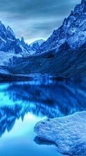 Lade kostenlos Hintergrundbilder Landschaft,Winterreifen,Wasser,Mountains,Seen für Handy oder Tablet herunter.