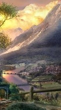 Lade kostenlos 1280x800 Hintergrundbilder Landschaft,Mountains für Handy oder Tablet herunter.