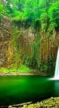 Landschaft,Flüsse,Mountains,Wasserfälle für BlackBerry Tour 9630