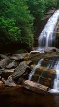 Lade kostenlos Hintergrundbilder Landschaft,Flüsse,Mountains,Wasserfälle für Handy oder Tablet herunter.