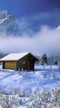 Lade kostenlos Hintergrundbilder Mountains,Landschaft,Schnee,Winterreifen für Handy oder Tablet herunter.