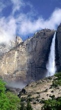 Lade kostenlos 360x640 Hintergrundbilder Landschaft,Mountains,Wasserfälle für Handy oder Tablet herunter.