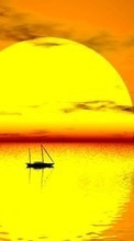 Yachts,Sea,Landschaft,Sunset für Apple iPhone 3G