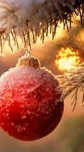 Lade kostenlos Hintergrundbilder Feiertage,Neujahr,Spielzeug,Schnee,Weihnachten für Handy oder Tablet herunter.