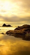 Lade kostenlos 240x320 Hintergrundbilder Landschaft,Stones,Sky,Sea,Strand für Handy oder Tablet herunter.