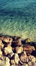 Landschaft,Wasser,Stones,Sea für Sony Ericsson C902