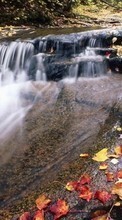 Lade kostenlos Hintergrundbilder Herbst,Blätter,Landschaft,Flüsse für Handy oder Tablet herunter.
