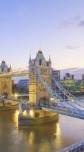 Lade kostenlos Hintergrundbilder Bridges,London,Landschaft,Flüsse für Handy oder Tablet herunter.