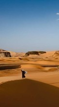 Lade kostenlos Hintergrundbilder Landschaft,Menschen,Wüste für Handy oder Tablet herunter.