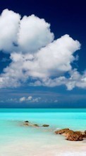 Lade kostenlos Hintergrundbilder Landschaft,Sky,Sea,Clouds,Strand für Handy oder Tablet herunter.