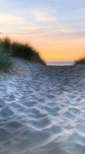 Lade kostenlos Hintergrundbilder Landschaft,Sunset,Sea,Sand für Handy oder Tablet herunter.