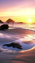 Lade kostenlos Hintergrundbilder Landschaft,Sunset,Sea,Sun,Strand für Handy oder Tablet herunter.