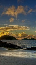 Lade kostenlos Hintergrundbilder Sea,Landschaft,Strand,Sunset für Handy oder Tablet herunter.