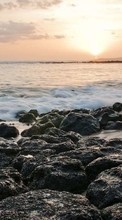 Lade kostenlos Hintergrundbilder Sea,Landschaft,Sunset für Handy oder Tablet herunter.