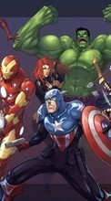 Lade kostenlos Hintergrundbilder Cartoon,Bilder,The Avengers für Handy oder Tablet herunter.