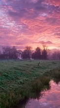 Landschaft,Flüsse,Sunset,Sky,Clouds für HTC One V