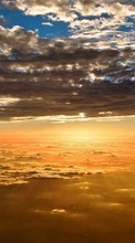 Lade kostenlos Hintergrundbilder Landschaft,Sunset,Sky,Clouds für Handy oder Tablet herunter.