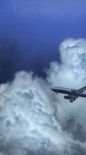 Lade kostenlos Hintergrundbilder Transport,Sky,Clouds,Flugzeuge für Handy oder Tablet herunter.