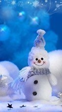 Lade kostenlos Hintergrundbilder Feiertage,Winterreifen,Neujahr,Weihnachten,Schneemann für Handy oder Tablet herunter.