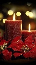 Lade kostenlos 1024x768 Hintergrundbilder Feiertage,Neujahr,Weihnachten,Kerzen für Handy oder Tablet herunter.
