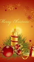Weihnachten,Kerzen,Feiertage,Neujahr für LG KP501 Cookie
