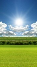 Lade kostenlos Hintergrundbilder Clouds,Landschaft,Felder für Handy oder Tablet herunter.