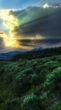 Clouds,Landschaft,Felder,Sunset für Sony Xperia 5 II
