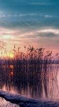 Lade kostenlos Hintergrundbilder Landschaft,Sunset,Seen für Handy oder Tablet herunter.
