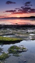 Lade kostenlos Hintergrundbilder Landschaft,Sunset,Seen für Handy oder Tablet herunter.