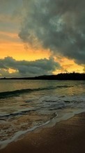 Lade kostenlos Hintergrundbilder Landschaft,Strand,Sunset für Handy oder Tablet herunter.