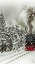 Lade kostenlos Hintergrundbilder Transport,Landschaft,Winterreifen,Schnee,Züge für Handy oder Tablet herunter.