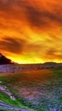 Landschaft,Felder,Sunset für HTC One M9