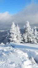 Lade kostenlos Hintergrundbilder Landschaft,Natur,Schnee,Winterreifen für Handy oder Tablet herunter.