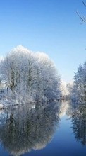 Lade kostenlos Hintergrundbilder Landschaft,Flüsse,Winterreifen für Handy oder Tablet herunter.