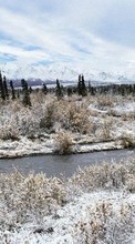 Lade kostenlos Hintergrundbilder Landschaft,Winterreifen,Flüsse für Handy oder Tablet herunter.