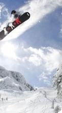 Lade kostenlos Hintergrundbilder Snowboarding,Sport für Handy oder Tablet herunter.