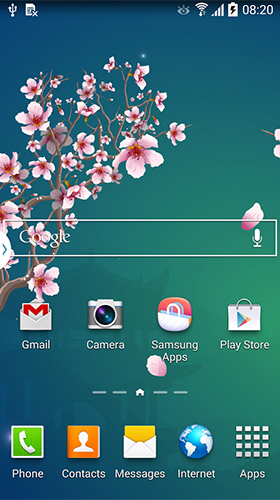 Download Pflanzen Live Wallpaper Abstrakte Sakura  für Android kostenlos.