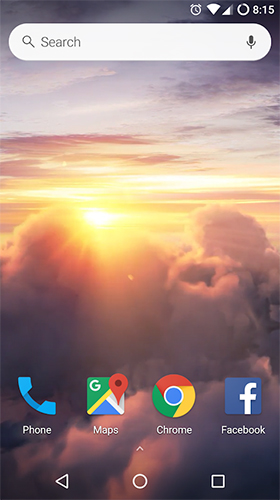 Kostenlos Live Wallpaper Wolken  für Android Smartphones und Tablets downloaden.