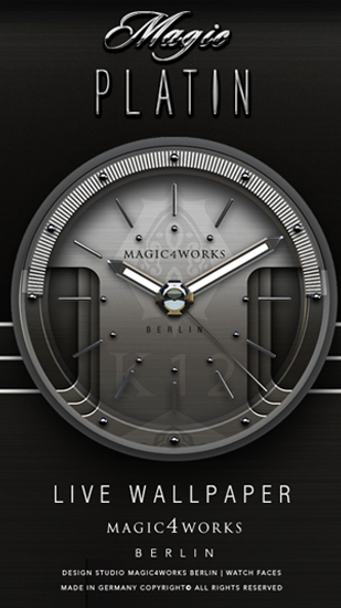 Download Mit Uhr Live Wallpaper Designer-Uhr  für Android kostenlos.