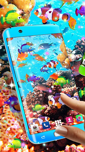 Download 3D Live Wallpaper Fisch  für Android kostenlos.