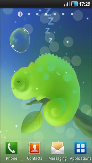 Download Tiere Live Wallpaper Mini Chamäleon  für Android kostenlos.