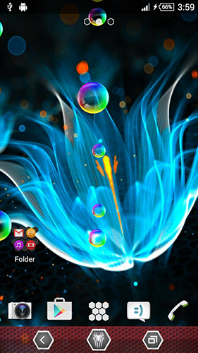 Download Abstrakt Live Wallpaper Neonblumen  für Android kostenlos.