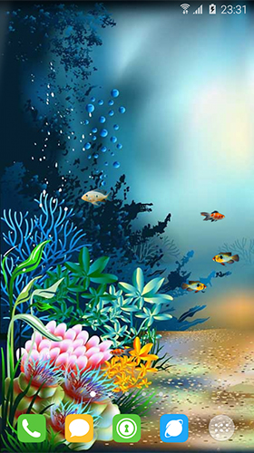 Download Aquarien Live Wallpaper Unterwasserwelt  für Android kostenlos.