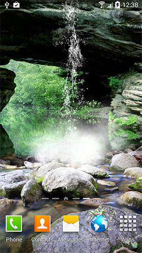 Download Landschaft Live Wallpaper Wasserfall  für Android kostenlos.